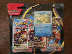 Pokemon TCG: Mega Evolution 3-Pack Blister Set of 2, Psyduck and Golduck - Image 2