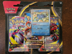 Pokemon TCG: Mega Evolution 3-Pack Blister Set of 2, Psyduck and Golduck - Image 3