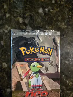 Vintage Pokemon Neo Discovery Booster Pack - Xatu Artwork - OPENED EMPTY - Image 2