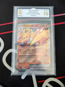 Charizard ex 161 Black Star Promo MGC 10 GEM MINT Graded - Pokemon 2024 SVP UK - Image 1