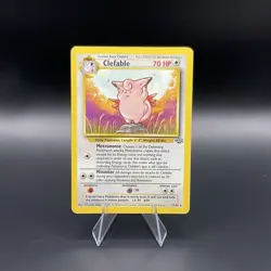 Pokemon TCG Clefable Jungle 17/64 Regular Unlimited Rare LP - Image 1
