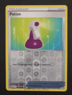 Pokemon TCG Potion 139/159 Crown Zenith Reverse Holo Common Trainer Item - Image 1
