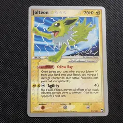Pokemon TCG Jolteon Gold Star Non Holo 101/108 World Championships 2007 LP - Image 1