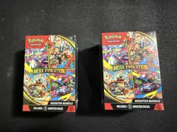 x2Pokemon Mega Evolution Booster Bundle&x2 3 Pack Blister W/Psyduck Promo SEALED - Image 2