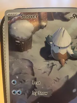 Snover 140/132 Illustration Rare Pokemon Mega Evolution NM Near Mint - Image 3