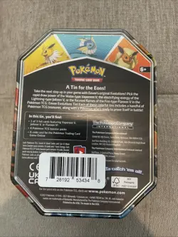 Pokemon TCG Eevee Evolutions Tin 2021 Vaporeon V New Factory Sealed - Image 3