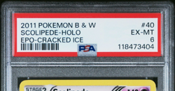2011 Pokemon Black and White Scolipede 40/98 Holo Cracked Ice EX-MT PSA 6 - Image 2