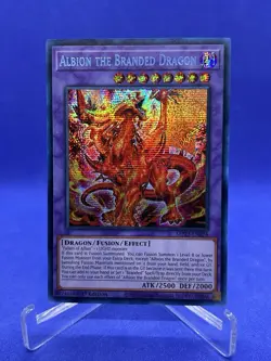 Yugioh Albion the Branded Dragon MP22-EN076 Prismatic Secret Rare 1st Edition NM - Image 1
