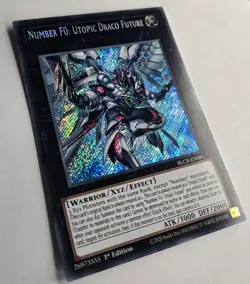 Yugioh Number F0: Utopic Draco Future - BLCR-EN085 Secret Rare 1st Ed. LP - Image 2