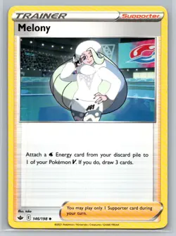 Melony #146/198 SWSH06: Chilling Reign Uncommon - Pokemon Cards G28 - Image 1