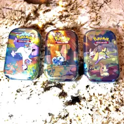 Pokemon Cards TCG 1 Galar Pals Mini Tin New Sealed XY Has Evolutions PAC, Random - Image 1