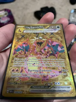 Pokemon TCG Charizard EX Sir Obsidian Flames 228/197 Full Art Secret Rare Card - Image 2