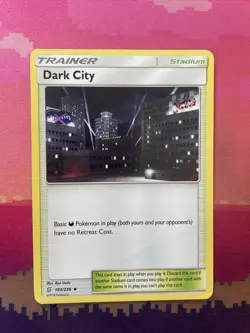 Pokemon Card Dark City Unified Minds Uncommon 193/236 Near Mint - Image 1