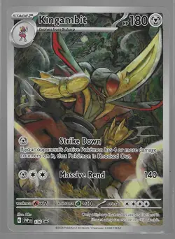 Kingambit Illustration Rare SVP130 Shrouded Fable Black Star Promo Pokemon Card - Image 1