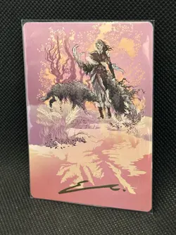 MTG - Arlinn, the Pack's Hope (3/81) Art Card - Gold-Stamped Signature - Magic - Image 4