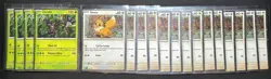 Destined Rivals Black Star Promos X 18 Eevee / Zarude Pokemon Cards plus coins - Image 2