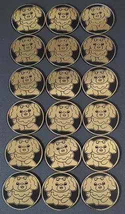 Destined Rivals Black Star Promos X 18 Eevee / Zarude Pokemon Cards plus coins - Image 3