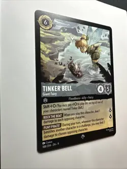 Tinker Bell - Giant Fairy 188/204 Fabled Regular Disney Lorcana Card NM - Image 4