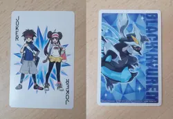 2012 Japanese Pokemon Poker NATE & ROSA Black Kyurem B&W Deck #2 Playing Card - Image 1