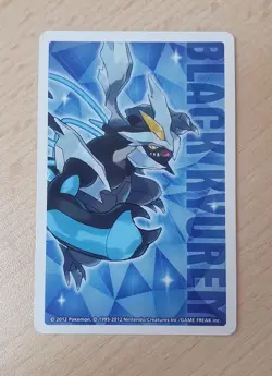 2012 Japanese Pokemon Poker NATE & ROSA Black Kyurem B&W Deck #2 Playing Card - Image 3