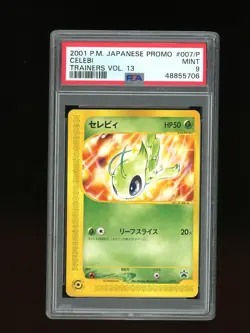 Pokemon PSA 9 MINT Celebi 2001 Trainers Magazine Japanese Promo Card 007/P - Image 1