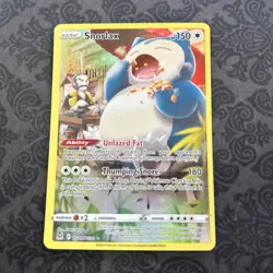Snorlax TG10/TG30 SWSH Lost Origin Trainer Gallery Holo Pokemon TCG Card - Image 1