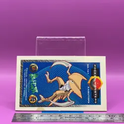 Kabutops - Pokemon Menko Card Anime Game Nintendo Vintage TCG Japanese #141ma - Image 2