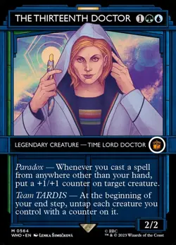 The Thirteenth Doctor X1 SHOWCASE FOIL-NM/M- Universes Beyond: Doctor Who - Image 1