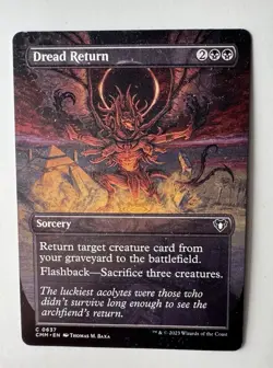 Dread Return (Borderless) Commander Masters Regular Magic The Gathering - Image 1