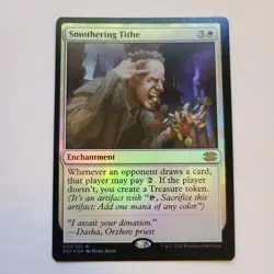 Magic the Gathering - Smothering Tithe (Foil) - Double Masters 2022 - NM - Image 1