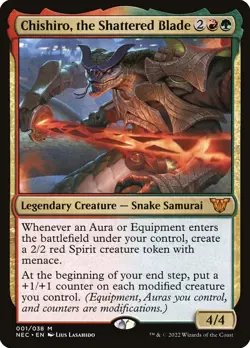 Chishiro, the Shattered Blade Regular - Neon Dynasty Commander MTG-NM - Image 1