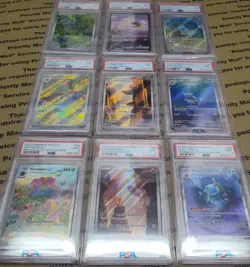 Pokemon 2023 Scarlet and Violet 151 Charizard, Blastoise And Venusaur PSA 9 Lot - Image 3