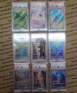Pokemon 2023 Scarlet and Violet 151 Charizard, Blastoise And Venusaur PSA 9 Lot - Image 4