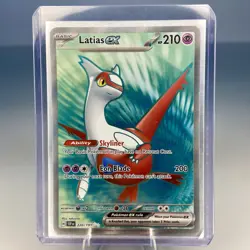 Latias EX 220/191 Ultra Rare Full Art SV08: Surging Sparks Pokemon TCG Near Mint - Image 3