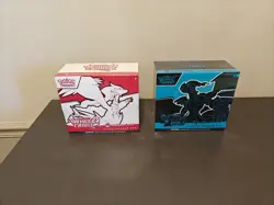 Pokemon Center Black Bolt and White Flare ETB Elite Trainer Box Set of 2 Sealed - Image 1