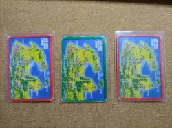 Charizard Blastoise Venusaur 3Set Pokemon Town Map Carddass Nintendo Japan F/S - Image 2