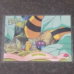 ENTER ELEKID #4 - NON-HOLO - BLUE LOGO - POKEMON THE MOVIE 2000 - NM/M - Image 2