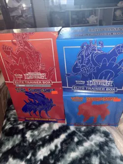 Pokemon ETB Brand New Sealed Lot Sword and Shield lot of 4 - Image 1