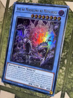YuGiOh AME NO MURAKUMO NO MITSURUGI Ultra Rare SUDA-EN092 - Image 1