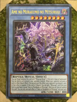 YuGiOh AME NO MURAKUMO NO MITSURUGI Ultra Rare SUDA-EN092 - Image 2