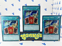 Yu-Gi-Oh! 3x Synchro Creed - Secret Rare - BLTR EN029 - Near Mint - 1st Edition - Image 1
