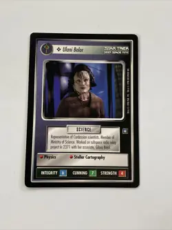 Star Trek CCG Personnel Cardassian Ulani Belor Black Boarder Card - Image 1