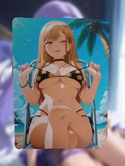 Marin Kitagawa My Dress-Up Darling Anime Waifu Sexy Goddess Lewd Hentai Card - Image 1