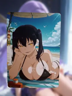 Tamaki Kotatsu Fire Force Anime Waifu Sexy Goddess Doujin Lewd Hentai Card - Image 1