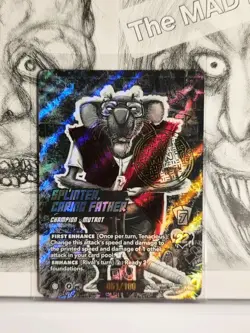 UniVersus TMNT Splinter, Caring Father CR Chrome Rare Foil Card 051/100 UVS CCG - Image 1