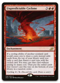 Unpredictable Cyclone #139 (NM) Ikoria IKO Magic MTG - Image 1