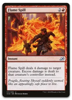 Flame Spill #117 (NM) Ikoria IKO Magic MTG - Image 1