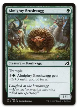 Almighty Brushwagg #143 (NM) Ikoria IKO Magic MTG - Image 1