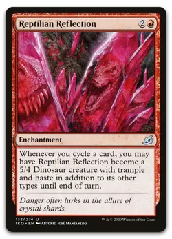 Reptilian Reflection #132 (NM) Ikoria IKO Magic MTG - Image 1
