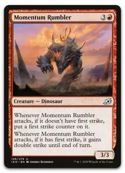 Momentum Rumbler #126 (NM) Ikoria IKO Magic MTG - Image 1